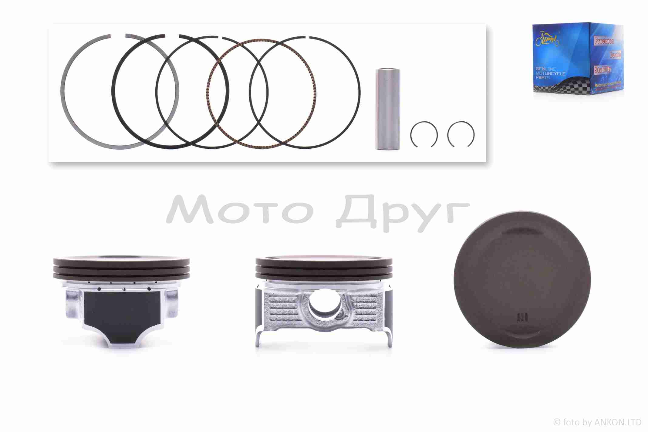Поршень к-кт CG250 STD 70.00, p16 "LIPAI"