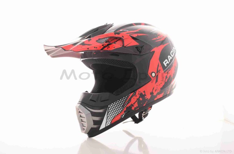Шлем кроссовый “IBK” (#126, красный, XXL, RACING)