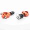 Кронштейны крепления руля  CNC  d28  "OTOM"  (оранжевые)