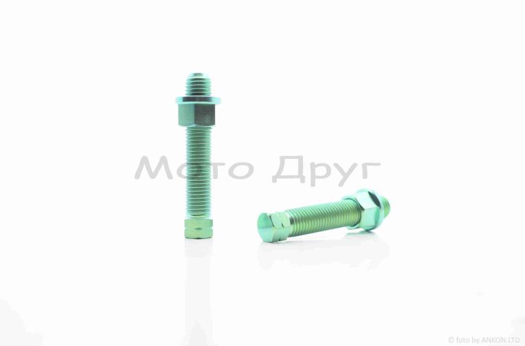 Болты натяжителя цепи трансмиммии титановый сплав M10, 2шт “OTOM” (зеленые)