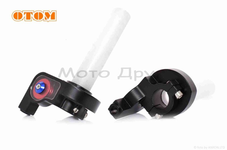 Ручка газу  короткохідна  “OTOM”  (червона)