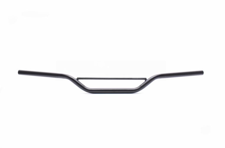 Руль мото d22‑22‑22, L770, h70 сталь +перемычка (черный)